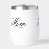 Maman établie en écriture ornée noire (Avant)