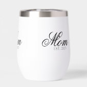 Maman établie en écriture ornée noire (Arrière)