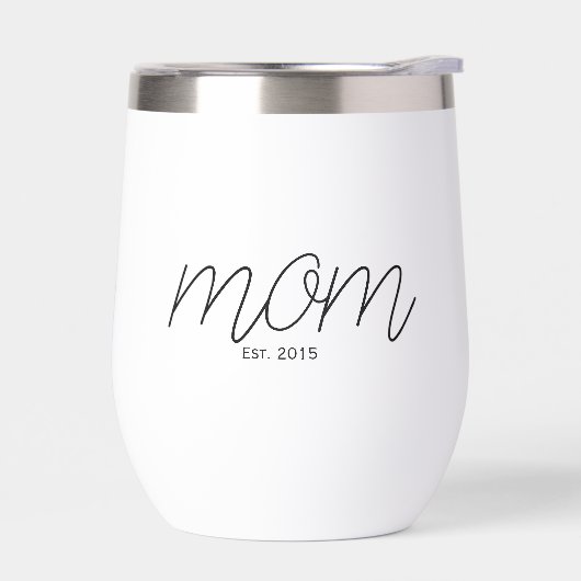 Maman établie en script noir (Gauche)