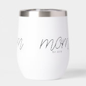 Maman établie en script noir (Arrière)