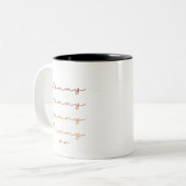 Maman établie | Maman Cadeau Terre Tone café Mug (Devant gauche)