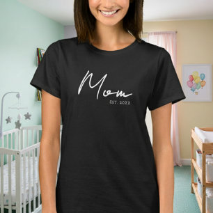 Maman Etablit Nouveau T-Shirt Cadeau Maman