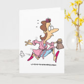 Maman exécute des cartes de voeux (Fleur jaune)