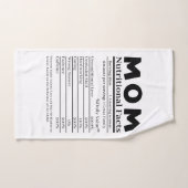 Maman Faits nutritionnels (Serviette à main)