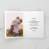 Maman Famille Photo Collage Carte de typographie m (Intérieur)