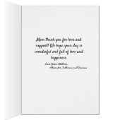 Maman Fête des mères Anniversaire Nous vous aimons (Intérieur (Droit))