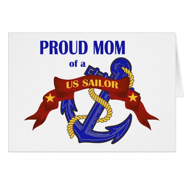Maman fière d'un marin des USA (Devant horizontal)