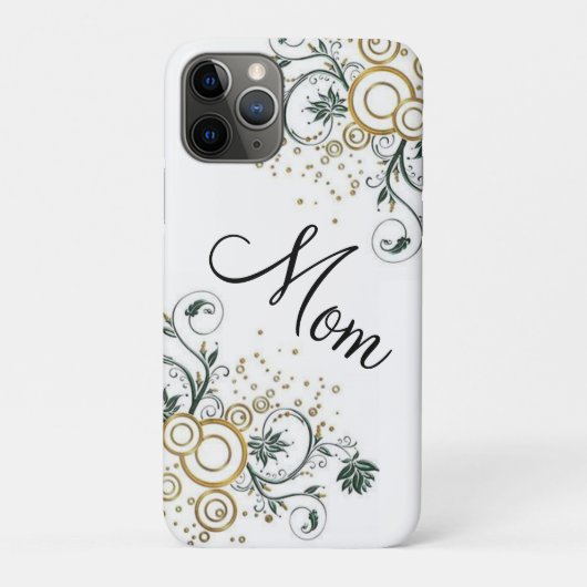 Maman florale coque iphone (Dos)