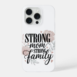 Maman forte, famille forte, citation florale artis