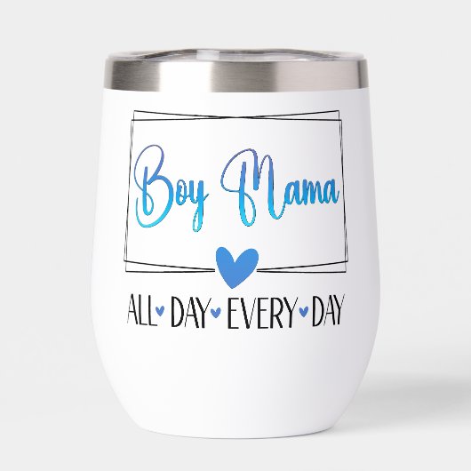 Maman Garçon Toute La Journée Tous Les Jours (Arrière)