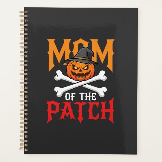 Maman Halloween de Patch Pumpkin Sorcière (Devant)