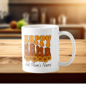 Maman Heureuse Mignonne Mug Café Or & Marrons