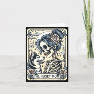 Maman Husky Sibérien Mignon Carte de Tarot Husky S