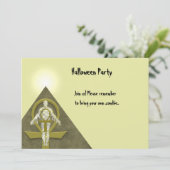 Maman - invitation de partie de Halloween (Debout devant)