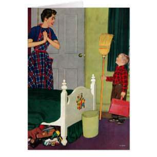 Maman, j'ai nettoyé ma pièce !