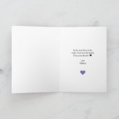 Maman Je suis ta carte de fête de la mère de l'enf (Intérieur)