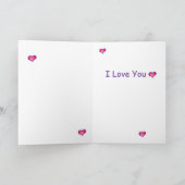 Maman, je t'aime - Carte (Intérieur)