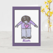 Maman, je t'aime - Carte (Fleur jaune)