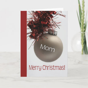 Maman Joyeuse carte de Noël