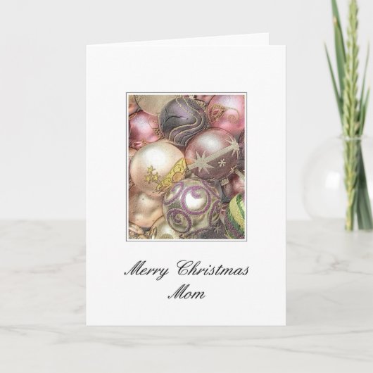 Maman Joyeuse carte de Noël (Devant)