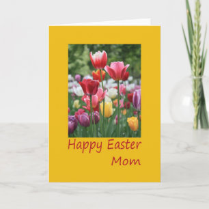 Maman Joyeuse carte Tulip de Pâques