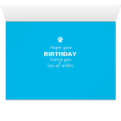 Maman Joyeux Anniversaire Labrador Coeurs de chien (Intérieur Horizontal (Bas))