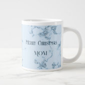 Maman Joyeux Noël Bougies bleues Spécialité Mug (Droite)