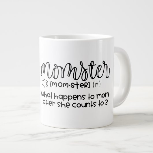 Maman - Jumbo Mug (Devant droit)
