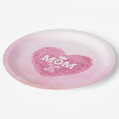 Maman La Fête des Mères de la Reine | Assiette en  (Angle)