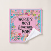 Maman la plus Extraordinaire du monde (Gant de toilette)