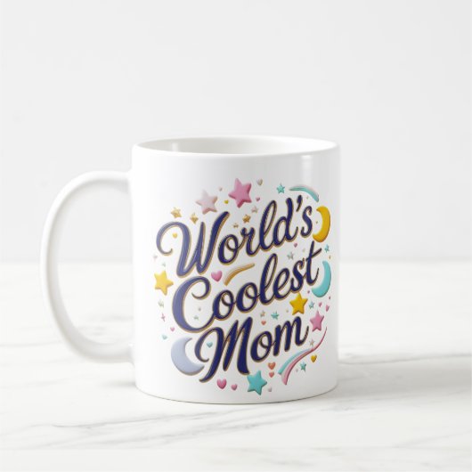 Maman la plus froide du monde - Mug 15oz mignonne  (Gauche)