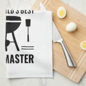 Maman la serviette de cuisine du meilleur maître-g (Quart Plié)