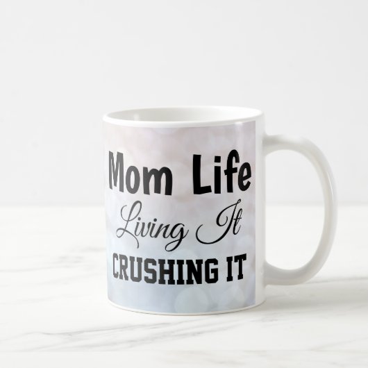 Maman Life Bokeh Sparkles Mug (Droite)