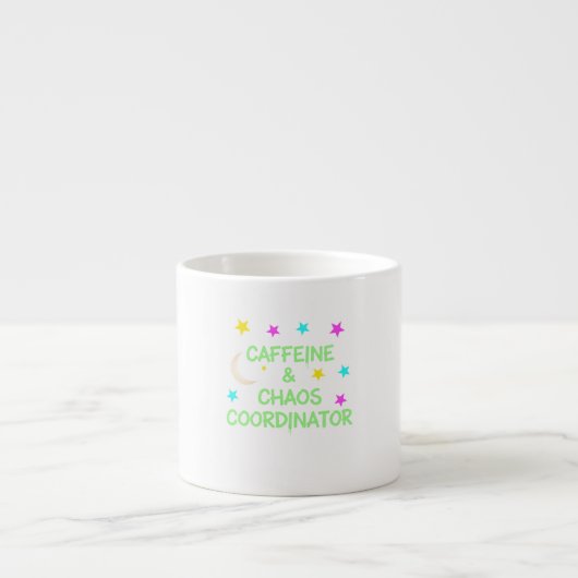 Maman Life Mug Caffeine & Chaos Coordinateur pour  (Devant)