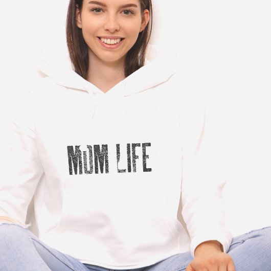 Maman Life Sweat à Capuche Mignon