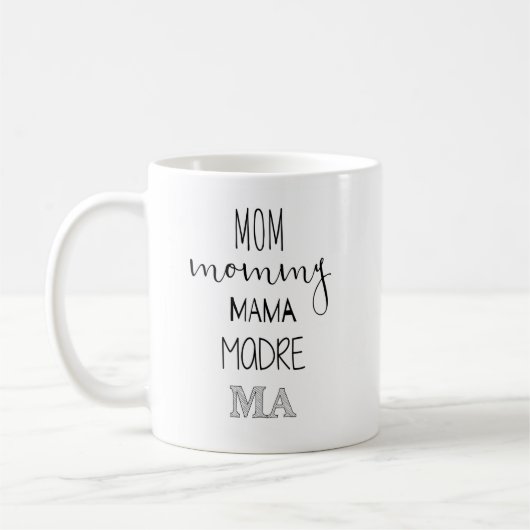 Maman Madre Ma Mug de maman de maman (Gauche)