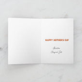 Maman, maman BRUH Carte de fête des mères (Intérieur)