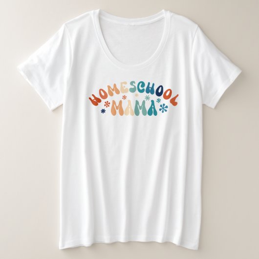 Maman maman de l'école familiale Retro (Design devant)