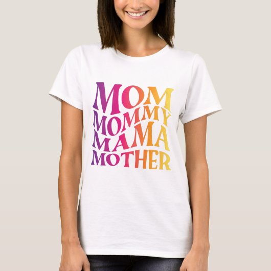 maman maman mère T-Shirt (Devant)