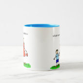 Maman & Me - Blond Little Boy Custom Mugs (Centre)