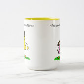 Maman & Me Brunette Petite Fille Mug Cadeau Person (Centre)