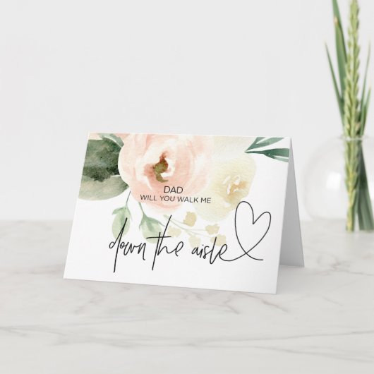 Maman me fera descendre la carte Mariage Aisle (Devant)