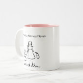 Maman & Me - Mère & Petite Fille Mug Cadeau Person (Devant gauche)