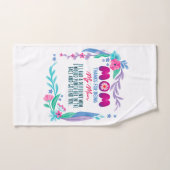 Maman Merci D'Être Ma Mère (Serviette à main)