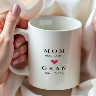 Maman Moderne   Année de Fondation Tasse à Café