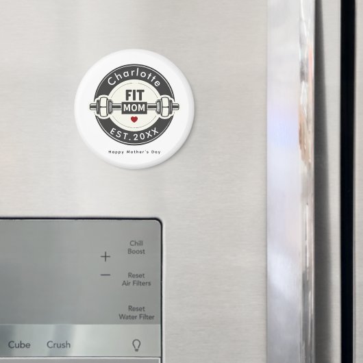 Maman Moderne et Sportive Aimant pour Réfrigérateu (In situ (réfrigérateur))