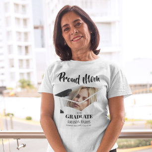 Maman Moderne Fière du Lauréat   T-Shirt Photo