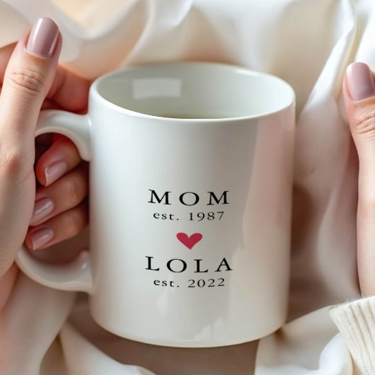 Maman Moderne | Lola Année de Création. Tasse à Ca