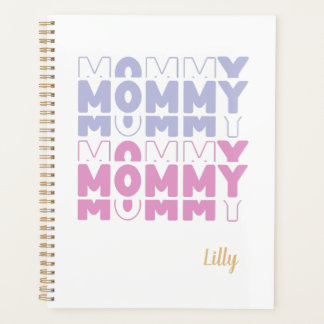 Maman Moderne Pastel Couleur Personnalisée Fête de