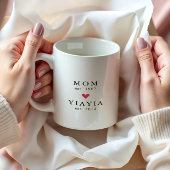 Maman moderne | Yiayia Année Est. Café Mug